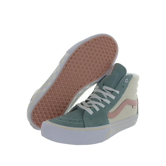 Vans Sk8-Hi Pro High Top Casual and Fashion Sneakers Ivory 11 - Picture 4 of 5